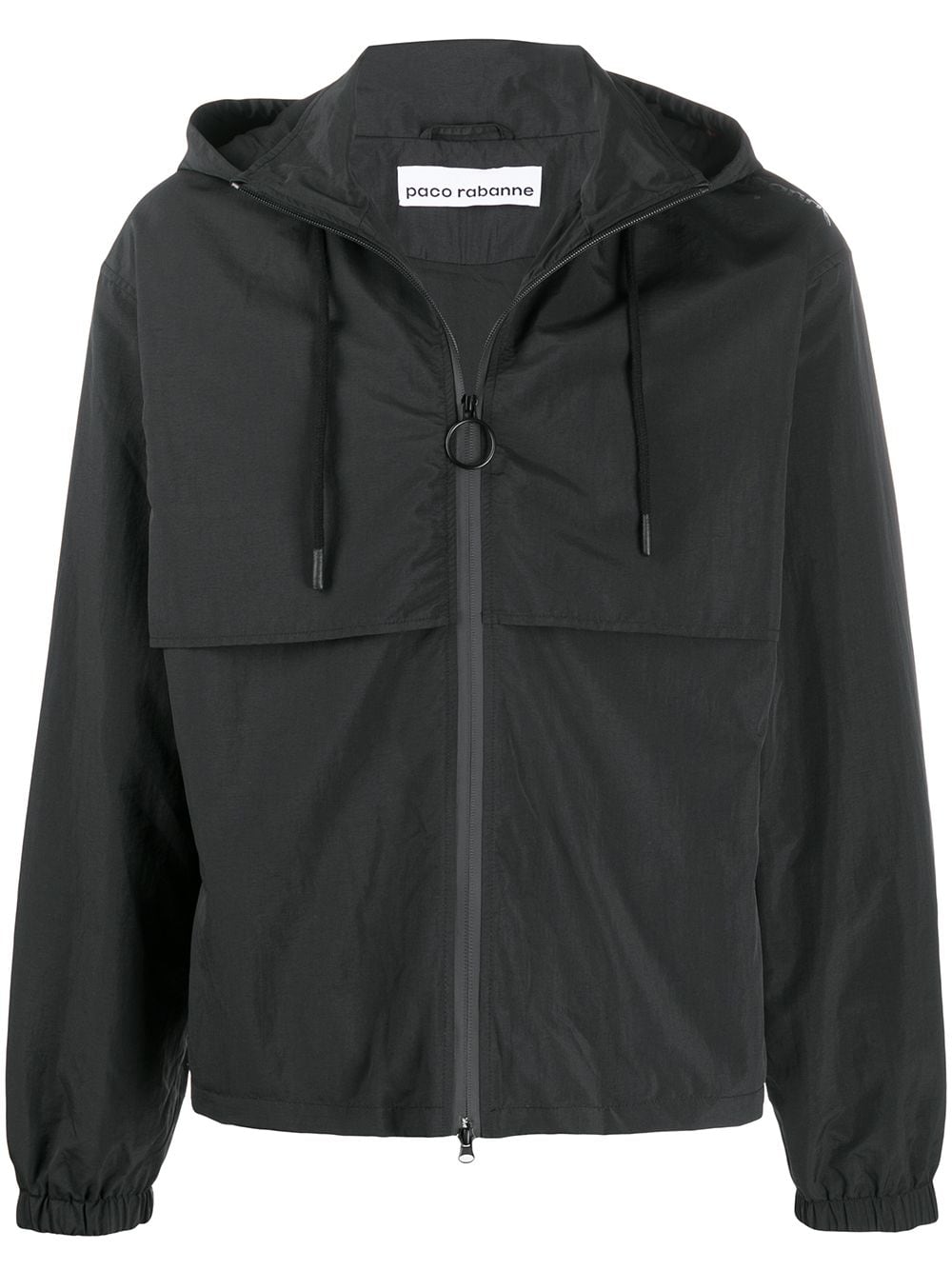 Rabanne drawstring hooded jacket - Black von Rabanne