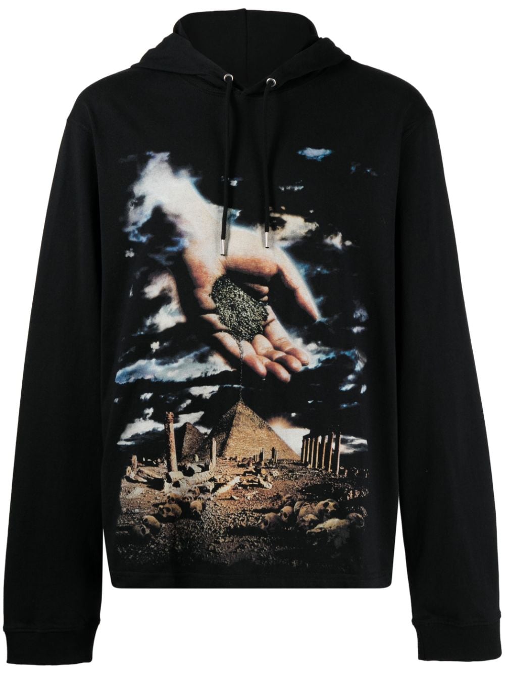 Rabanne x Kimura Tsunehisa graphic-print hoodie - Black von Rabanne