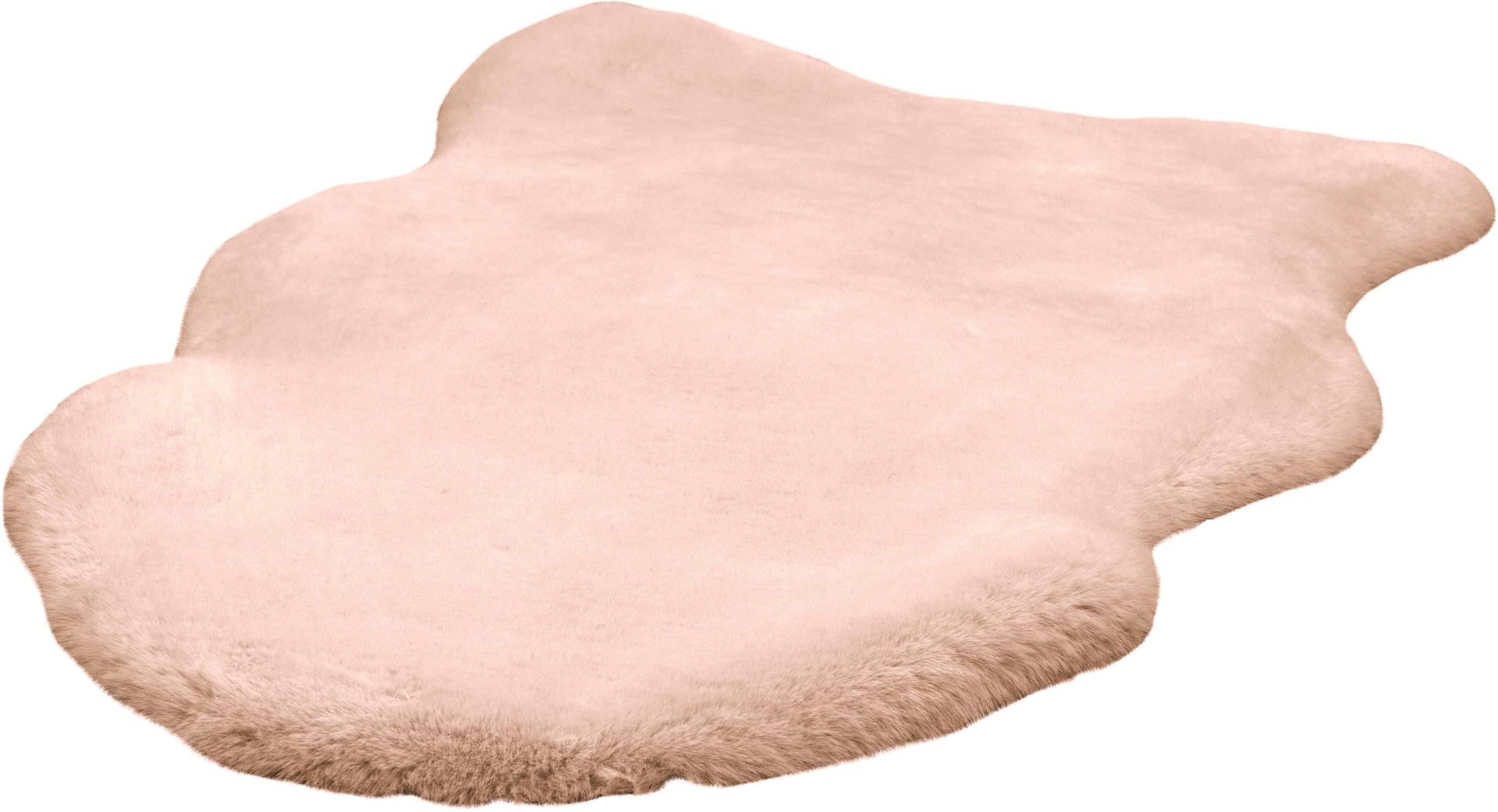 Padiro Fellteppich »Rabbit Light Sheepskin 825«, fellförmig, weiches Fellteppich-Imitat, Schlafzimmer, Kinderzimmer von Padiro