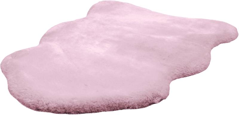 Padiro Fellteppich »Rabbit Light Sheepskin 825«, fellförmig, 23 mm Höhe, weiches Fellteppich-Imitat, Schlafzimmer, Kinderzimmer von Padiro