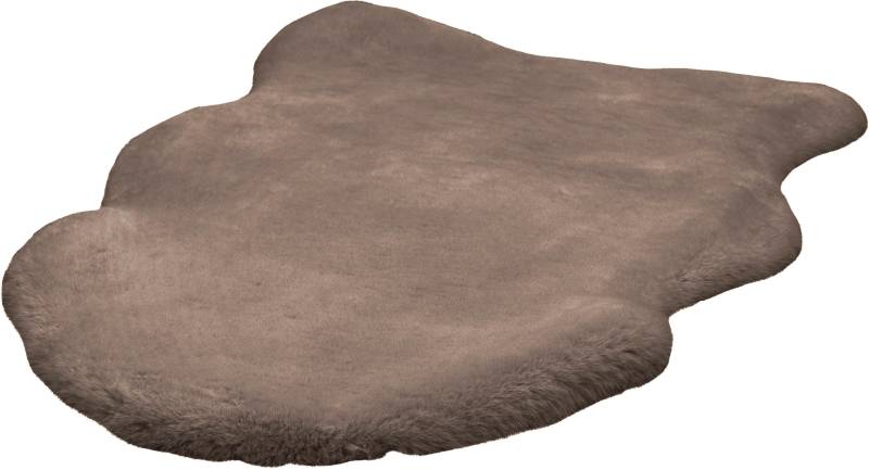 Padiro Fellteppich »Rabbit Light Sheepskin 825«, fellförmig, 23 mm Höhe, weiches Fellteppich-Imitat, Schlafzimmer, Kinderzimmer von Padiro