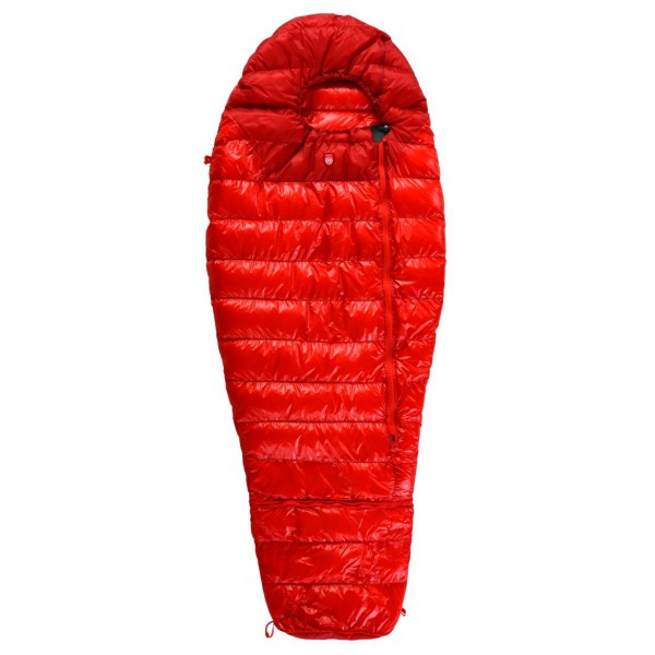 Pajak - Kid's Quest Wolf - Daunenschlafsack Gr Bodysize: 100-150 cm grün/rot von Pajak