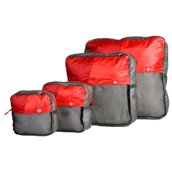 Pajak - UL Packing Cubes Set - Packsack Gr S-XL grau/rot von Pajak