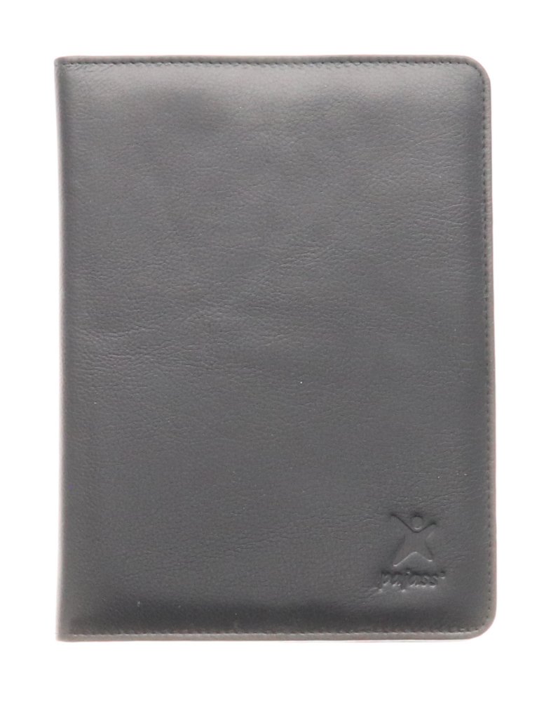 Lederhülle für Moleskine®/Notizbuch A5 Schwarz von Pajass