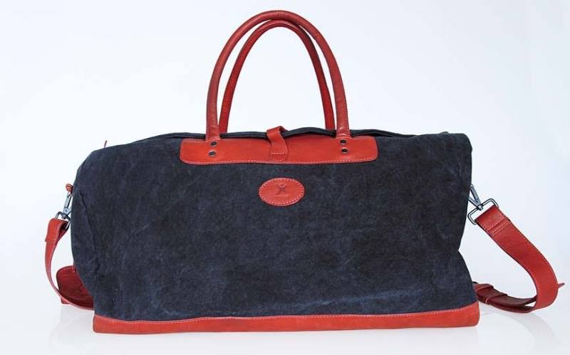 Reisetasche Mittel in Rot/Schwarz von Pajass