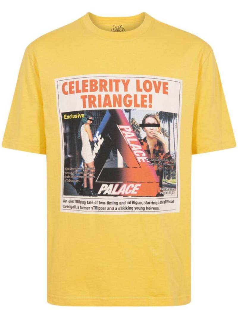 Palace Love Triangle T-Shirt - Yellow von Palace