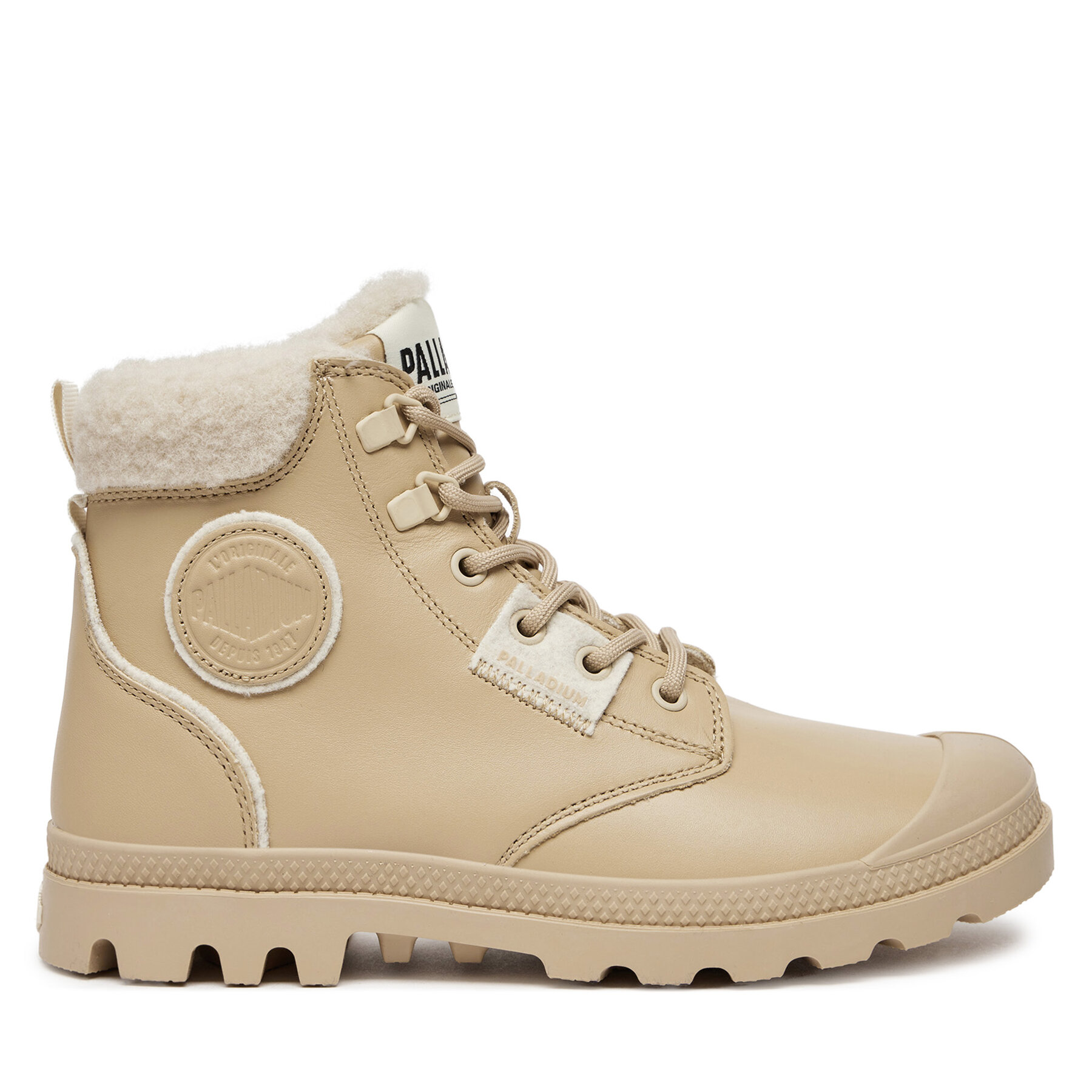 Schnürstiefeletten Palladium 94380-235-M Beige Schnürstiefeletten Palladium 94380-235-M Beige von Palladium