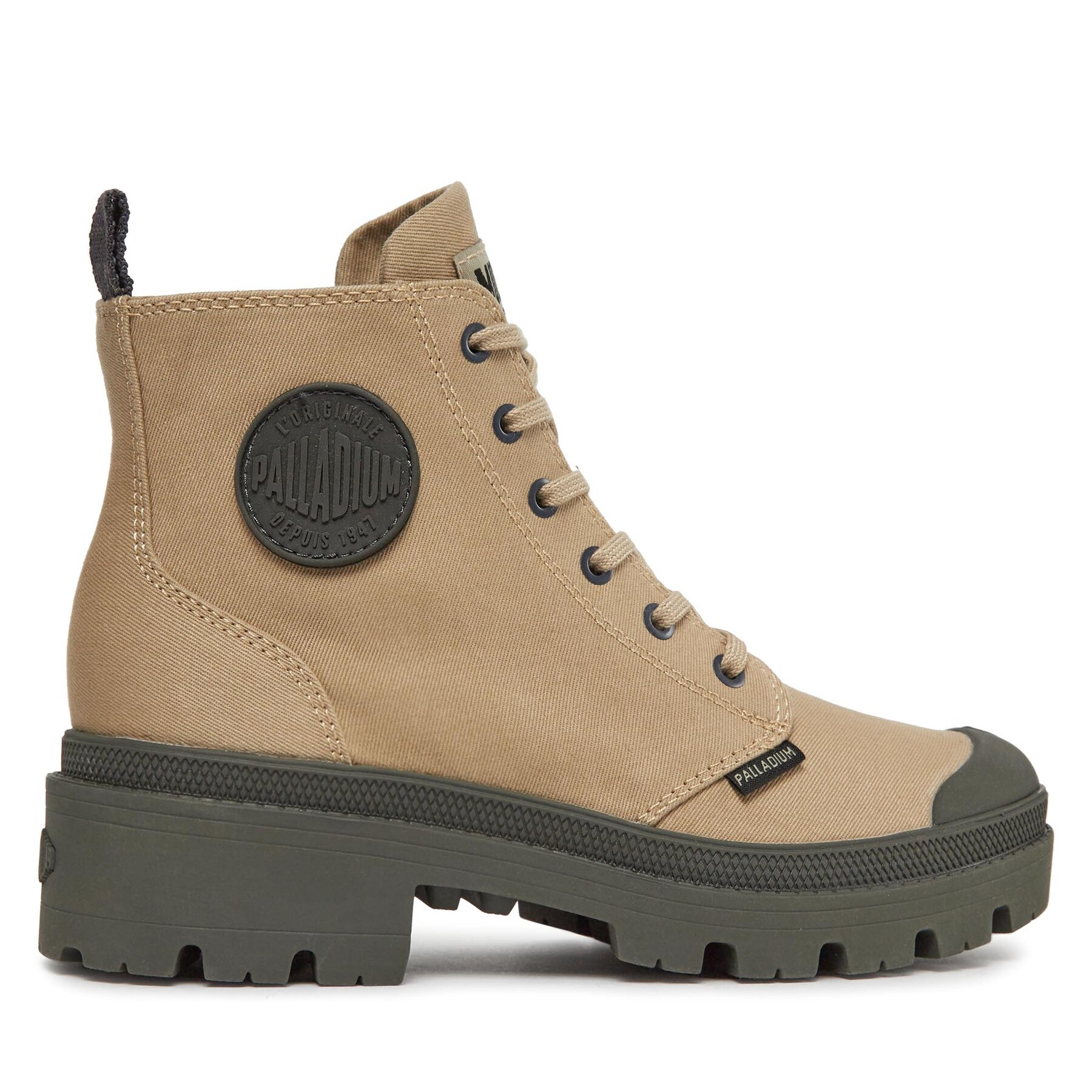 Schnürstiefeletten Palladium Pallabase Twill 96907-211-M Beige Schnürstiefeletten Palladium Pallabase Twill 96907-211-M Beige von Palladium