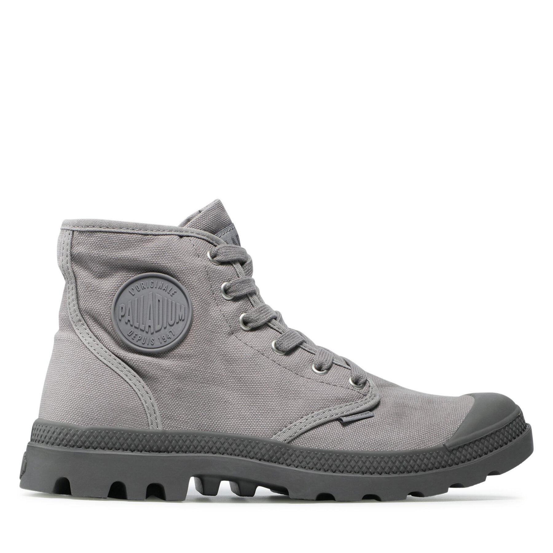 Schnürstiefeletten Palladium Pampa Hi 02352-071-M Grau von Palladium