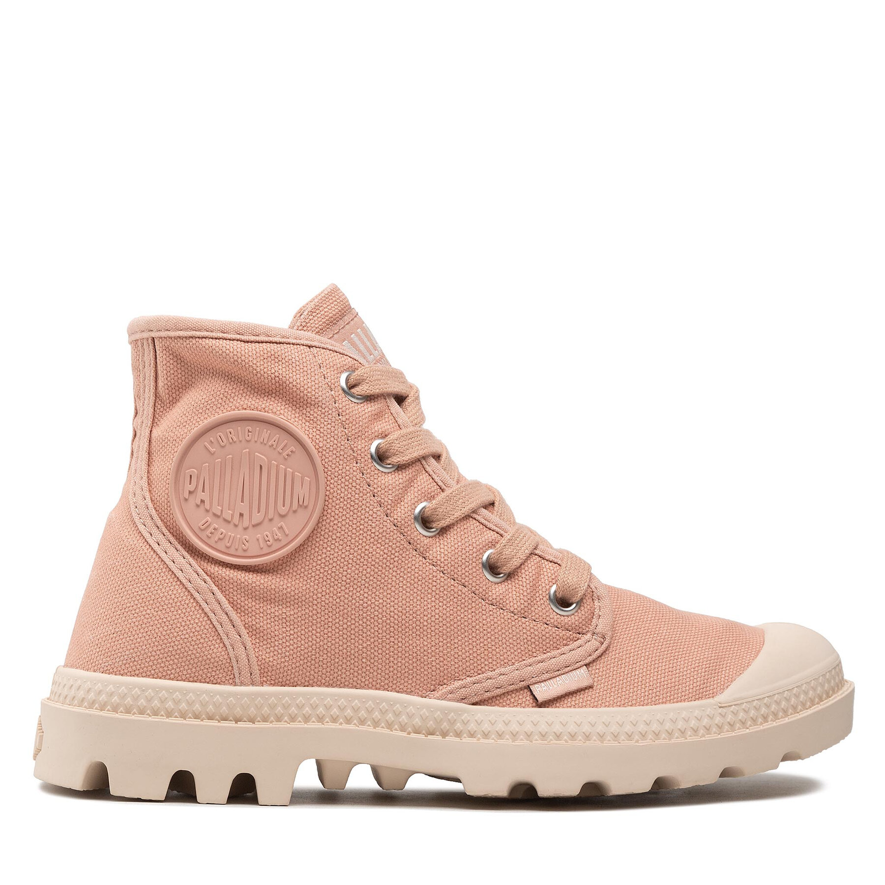 Schnürstiefeletten Palladium Pampa Hi 92352-663-M Rosa von Palladium