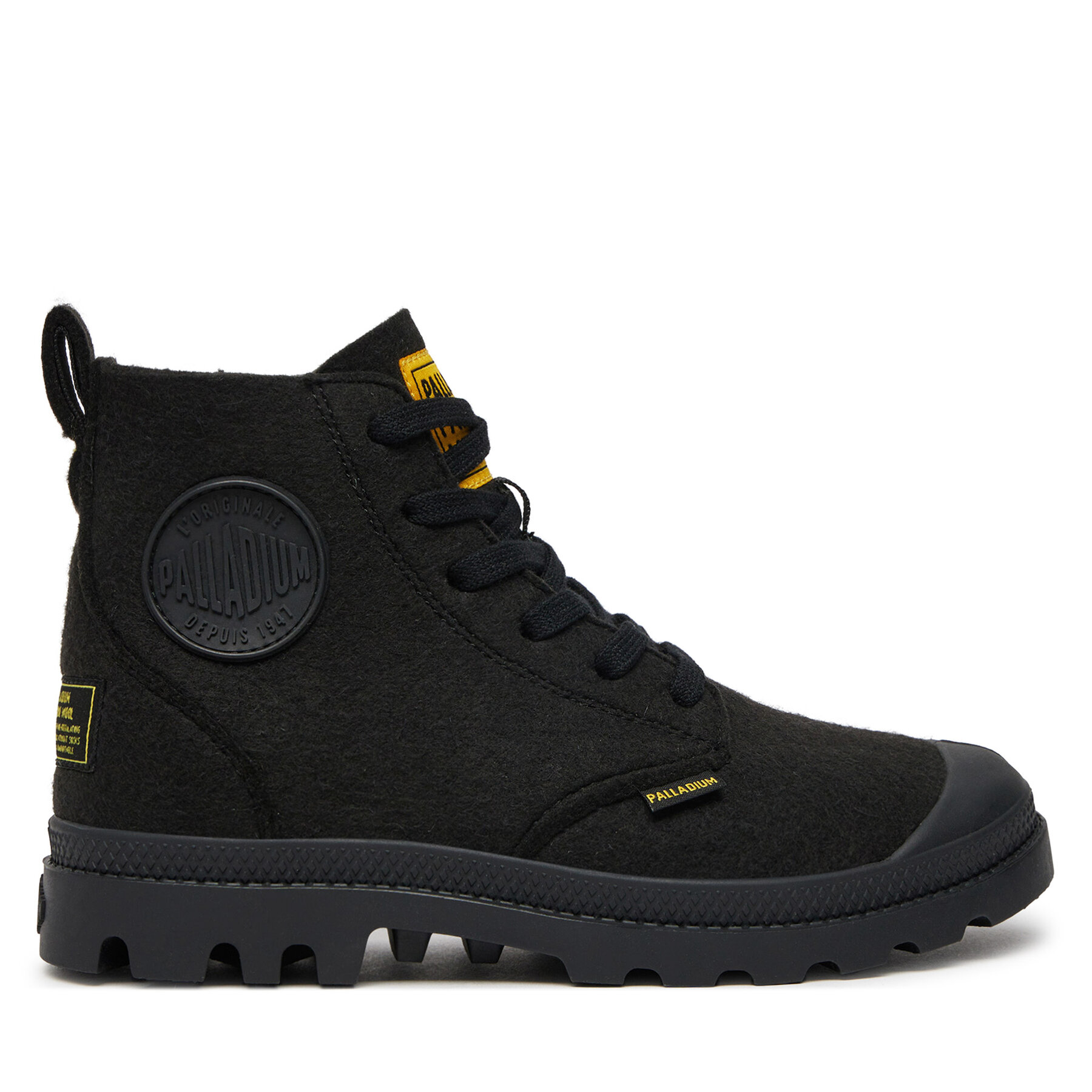 Schnürstiefeletten Palladium Pampa Hi Merino 74377-008-M Schwarz Schnürstiefeletten Palladium Pampa Hi Merino 74377-008-M Schwarz von Palladium