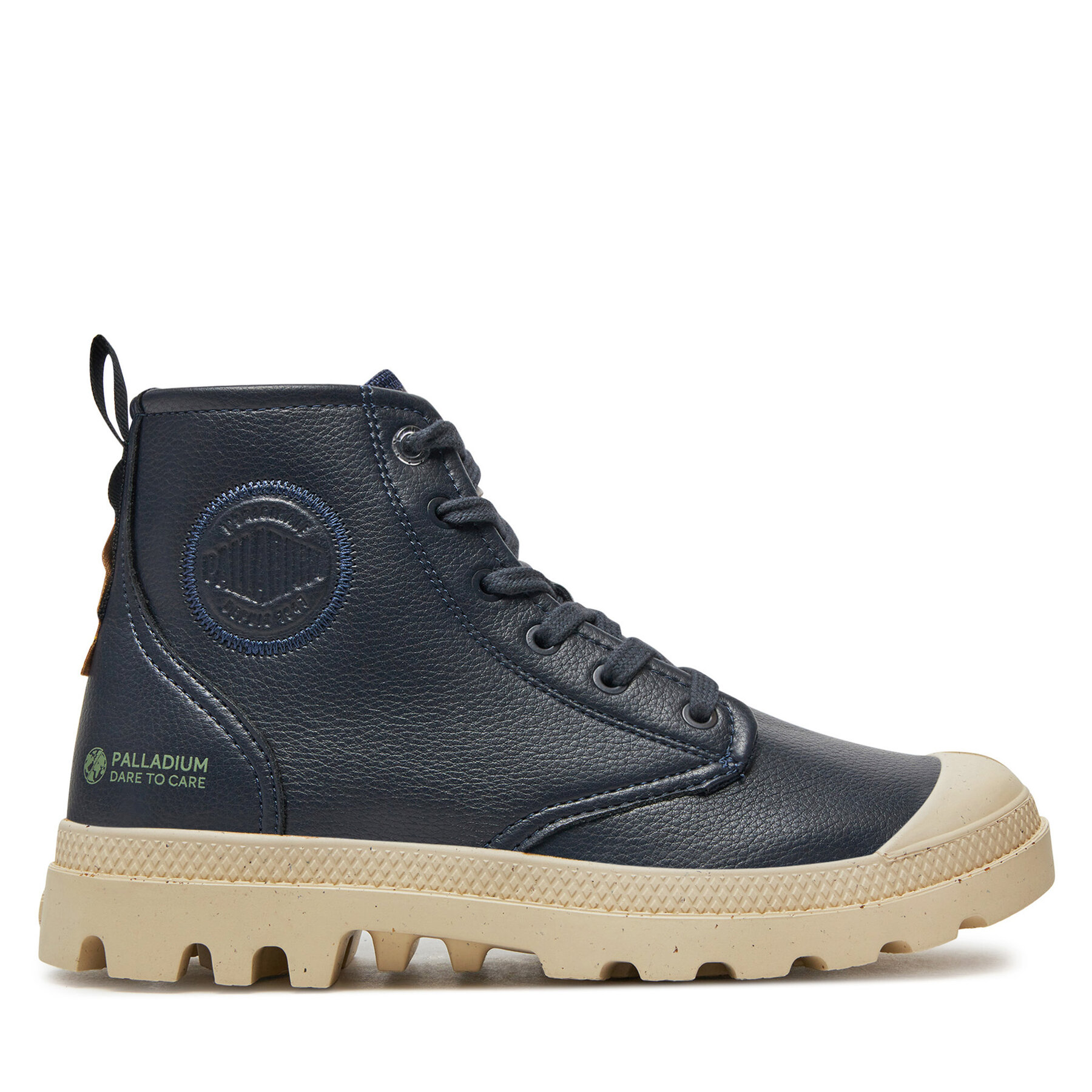 Schnürstiefeletten Palladium Pampa Hi Re Vegan Lth 74378-410-M Dunkelblau von Palladium