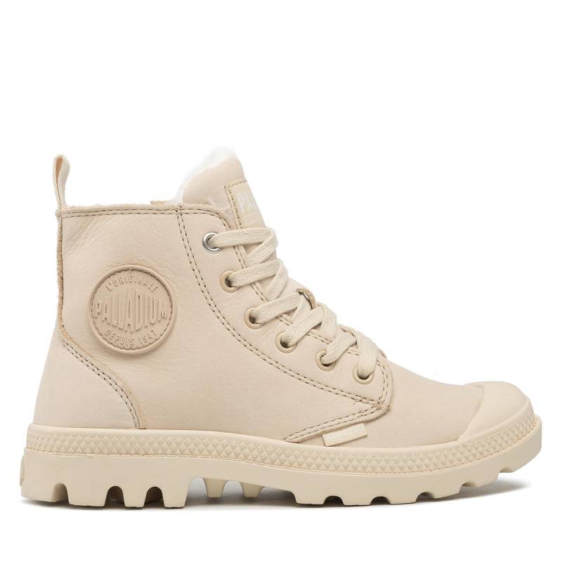 Schnürstiefeletten Palladium Pampa Hi Zip Wl 95982-217-M Beige von Palladium