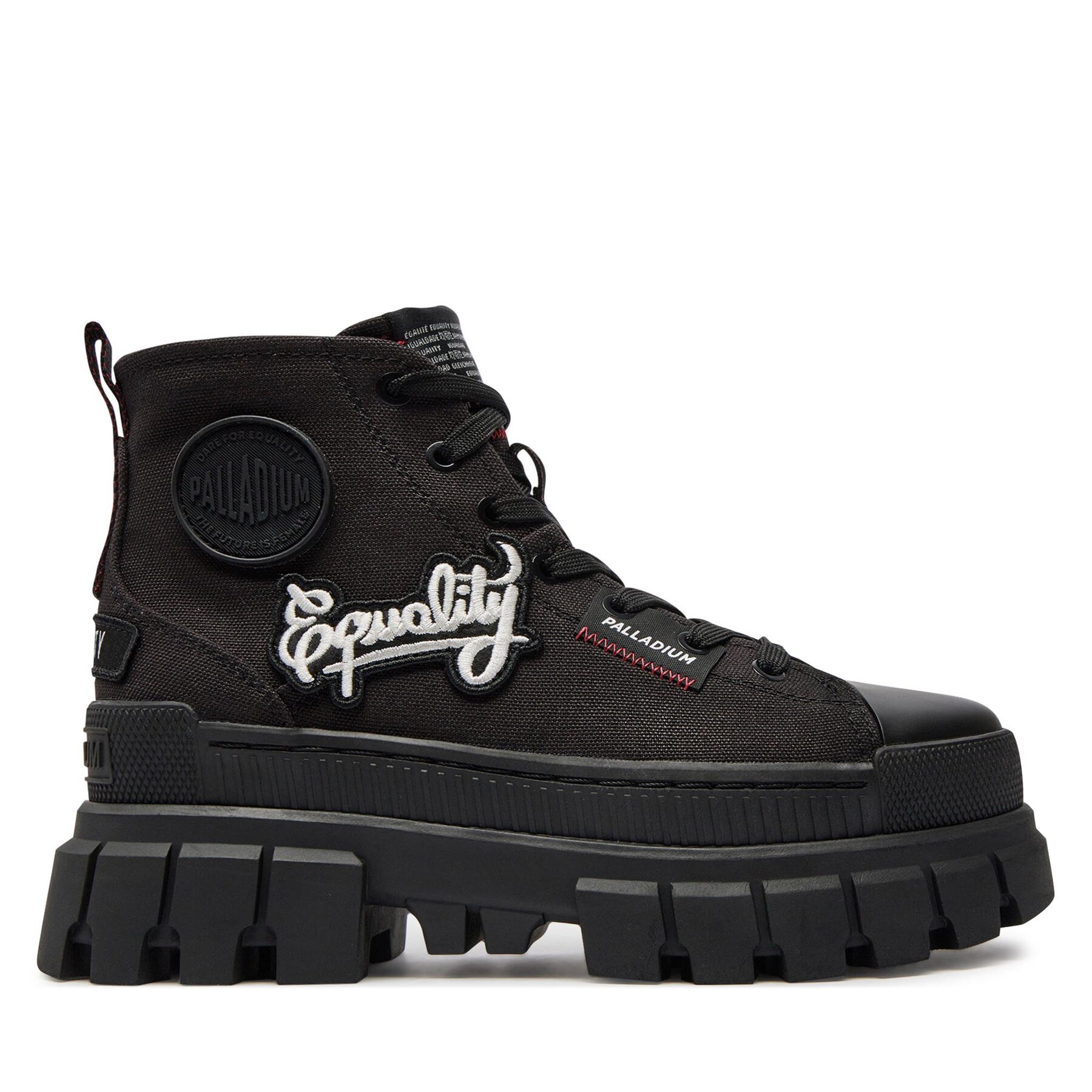Schnürstiefeletten Palladium Revolt Hi Patch 99115-008-M Schwarz Schnürstiefeletten Palladium Revolt Hi Patch 99115-008-M Schwarz von Palladium