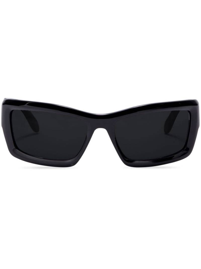 Palm Angels Eyewear Adin rectangular-frame sunglasses - Black von Palm Angels Eyewear