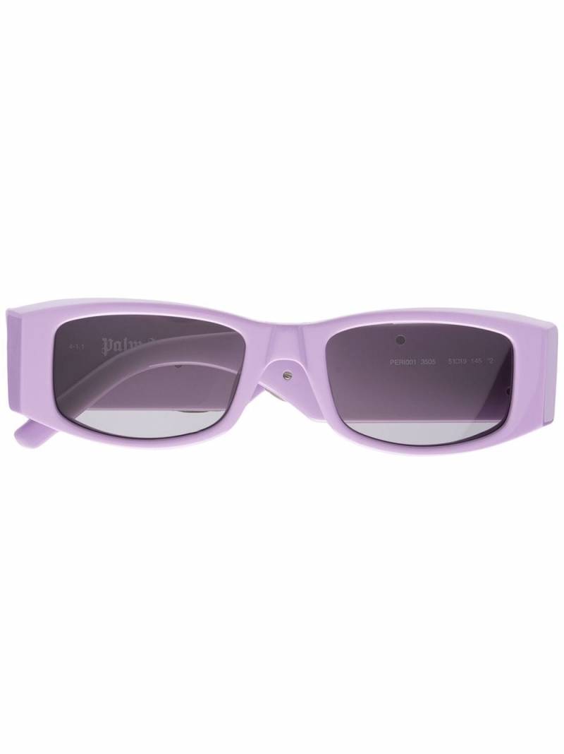 Palm Angels Eyewear Angel rectangle-frame sunglasses - Purple von Palm Angels Eyewear