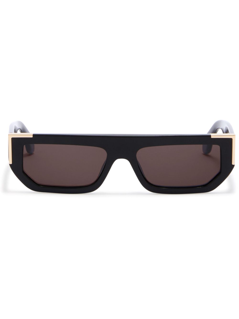 Palm Angels Eyewear Golden sunglasses - Black von Palm Angels Eyewear