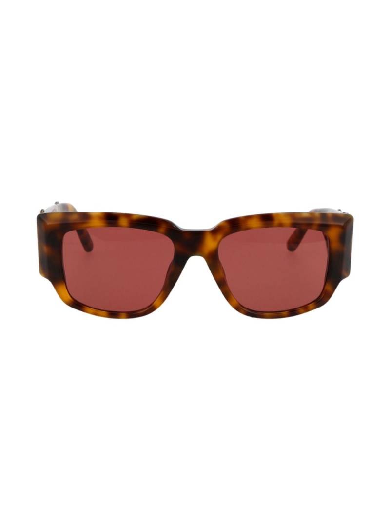 Palm Angels Eyewear Laguna rectangle-frame sunglasses - Brown von Palm Angels Eyewear