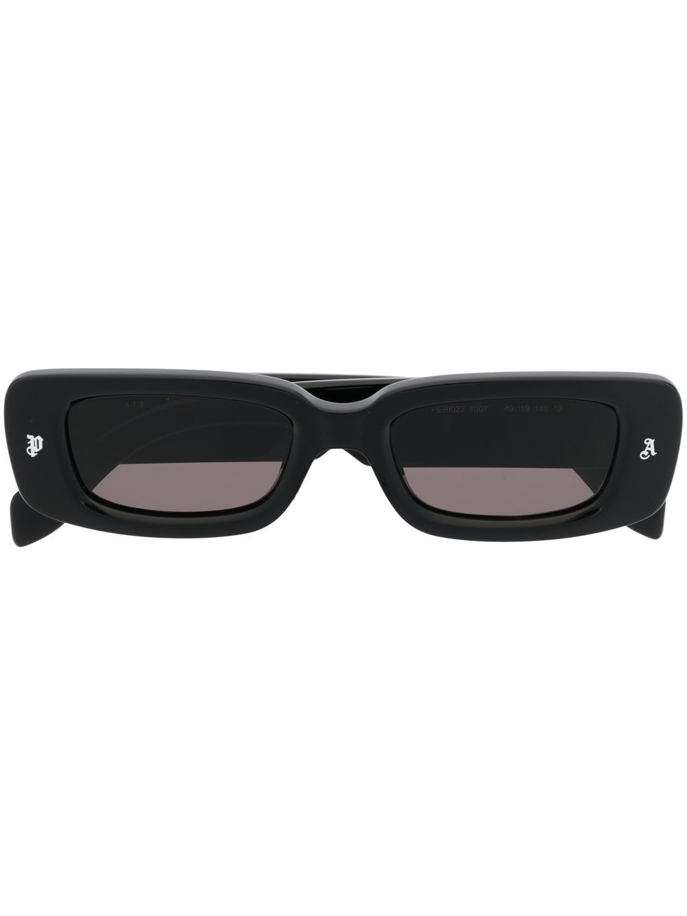 Palm Angels Eyewear Lala rectangle-frame sunglasses - Black von Palm Angels Eyewear