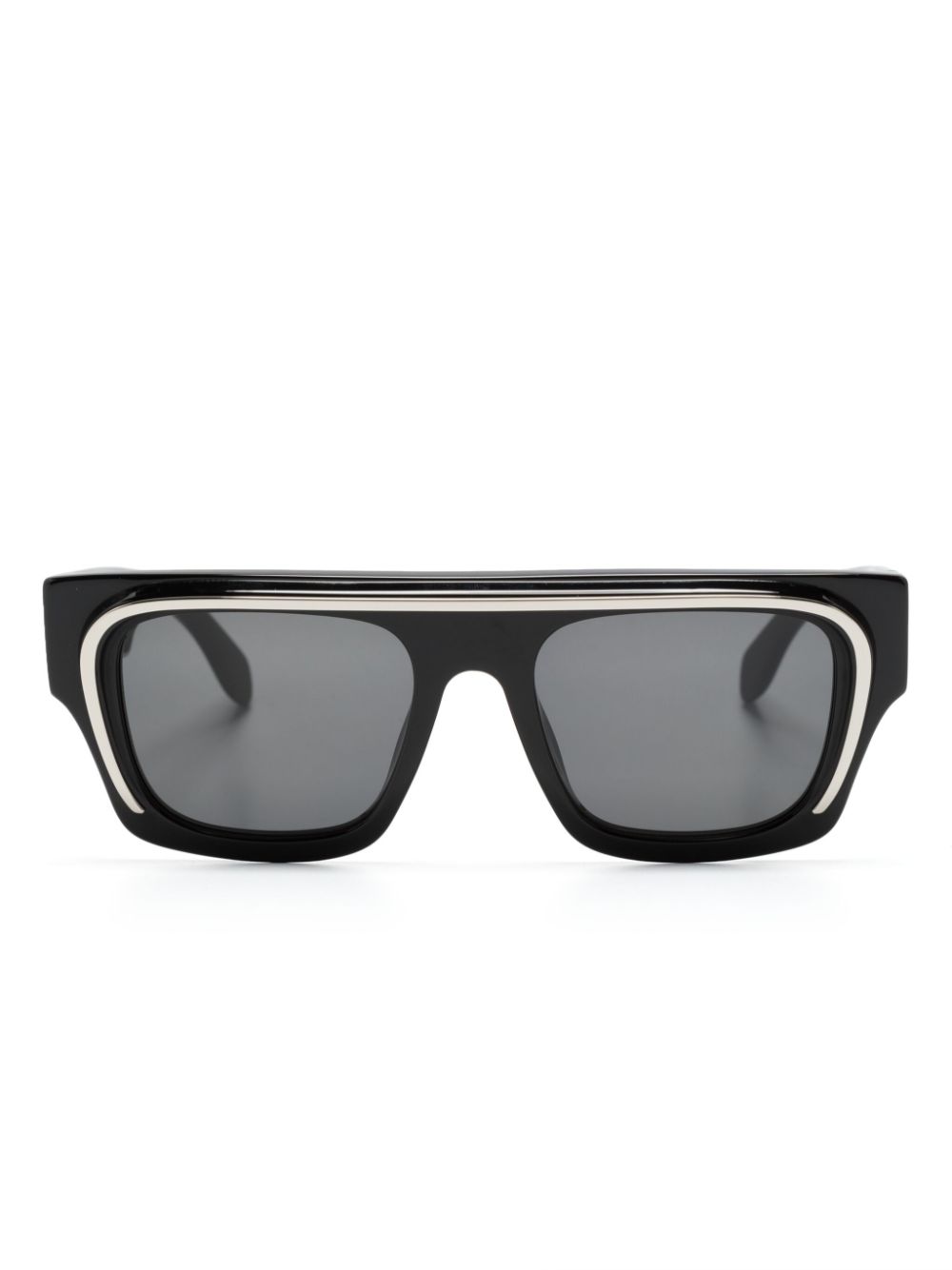 Palm Angels Eyewear Salton square-frame sunglasses - Black von Palm Angels Eyewear