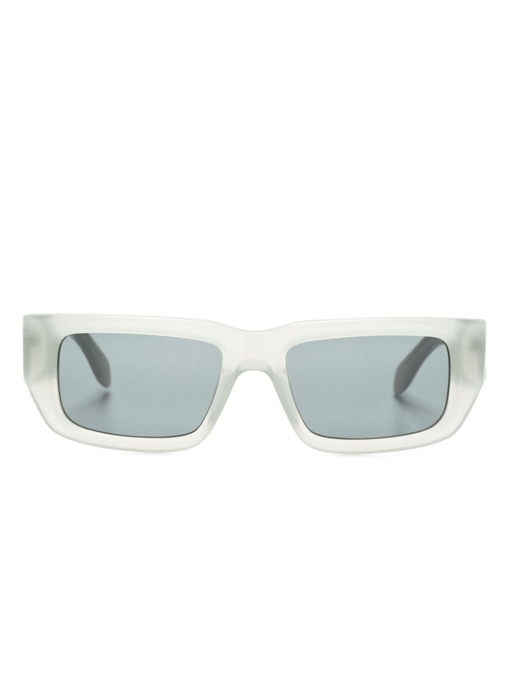 Palm Angels Eyewear Sutter rectangle-frame sunglasses - Grey von Palm Angels Eyewear