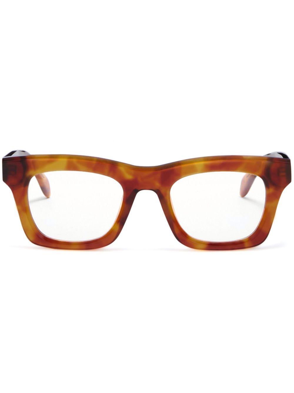 Palm Angels Eyewear tortoiseshell square-frame sunglasses - Brown von Palm Angels Eyewear