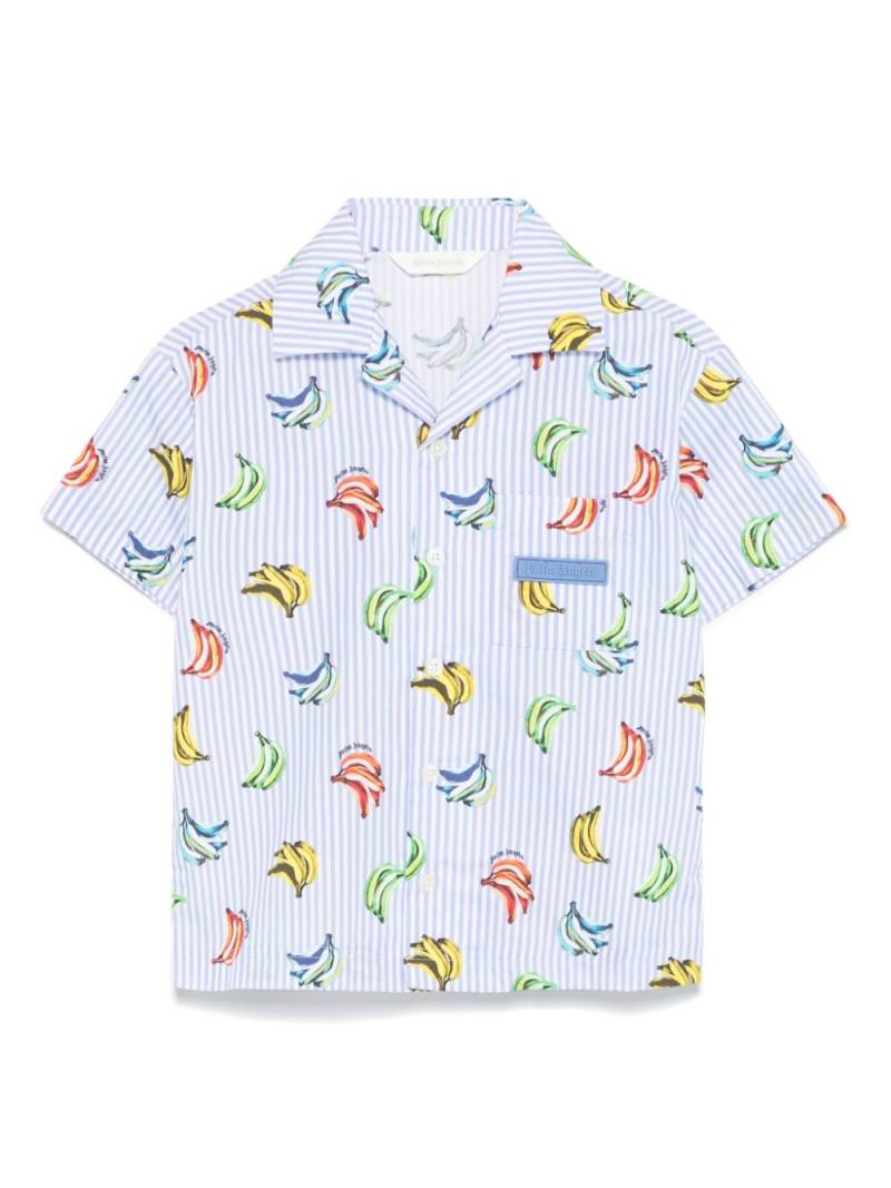 Palm Angels Kids Bananas shirt - Blue von Palm Angels Kids