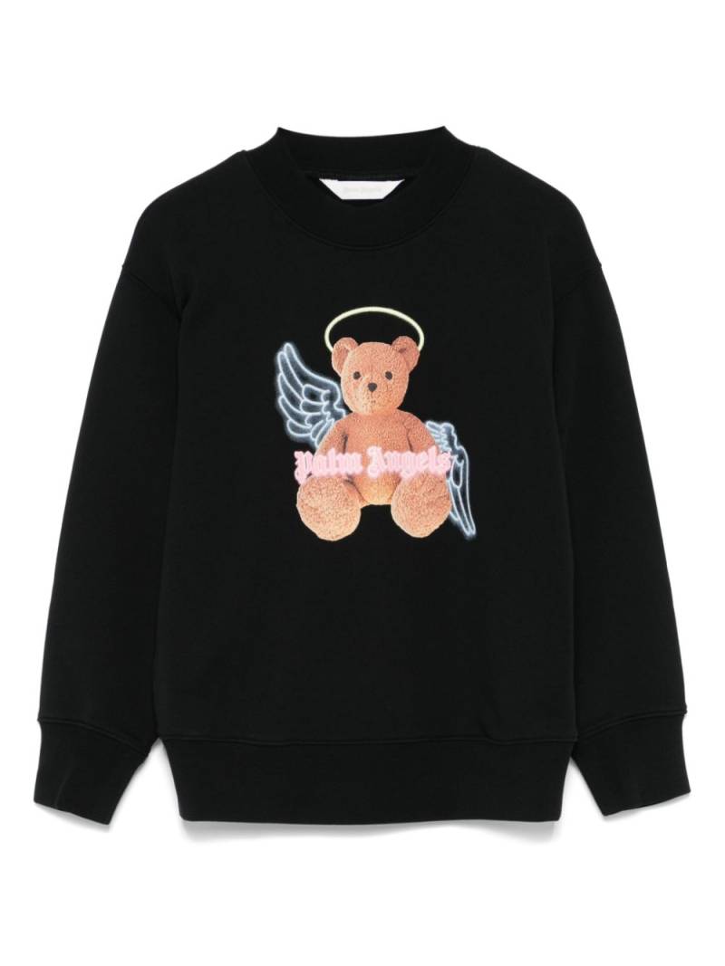 Palm Angels Kids Bear Angel sweatshirt - Black von Palm Angels Kids