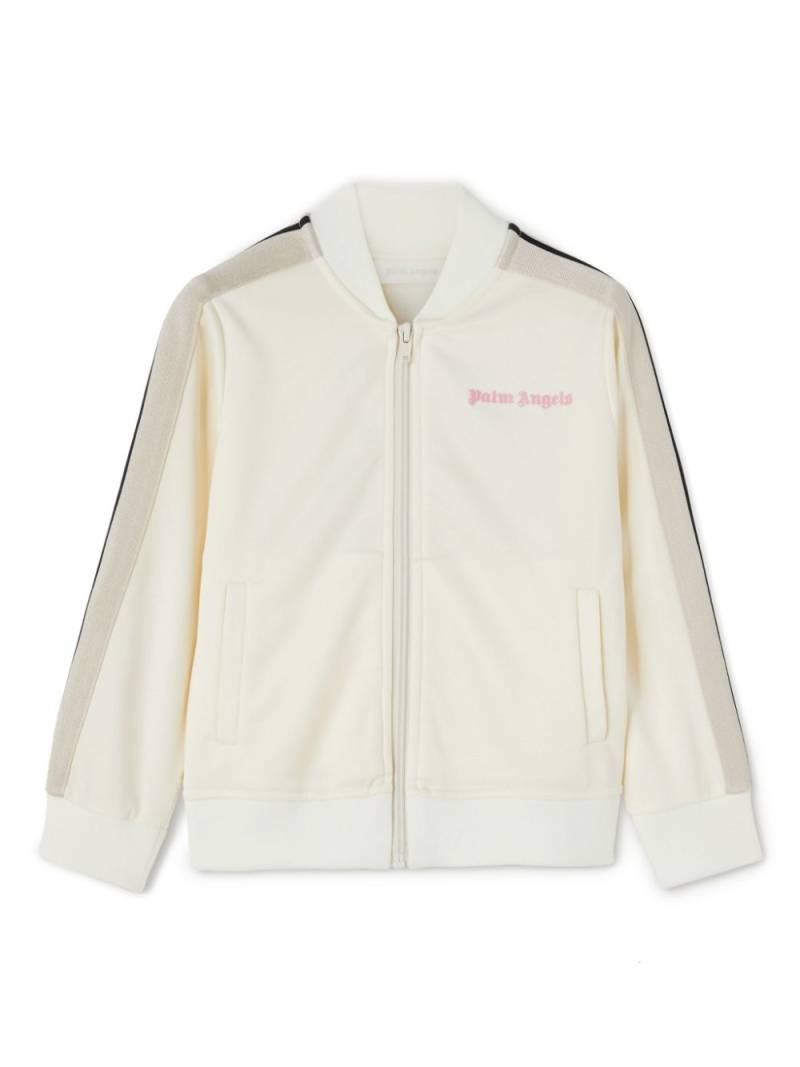 Palm Angels Kids Bear Angel track jacket - Neutrals von Palm Angels Kids