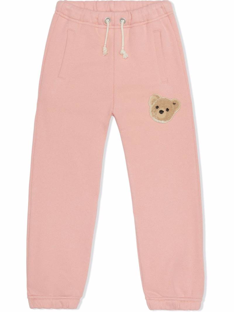 Palm Angels Kids bear-motif track pants - Pink von Palm Angels Kids