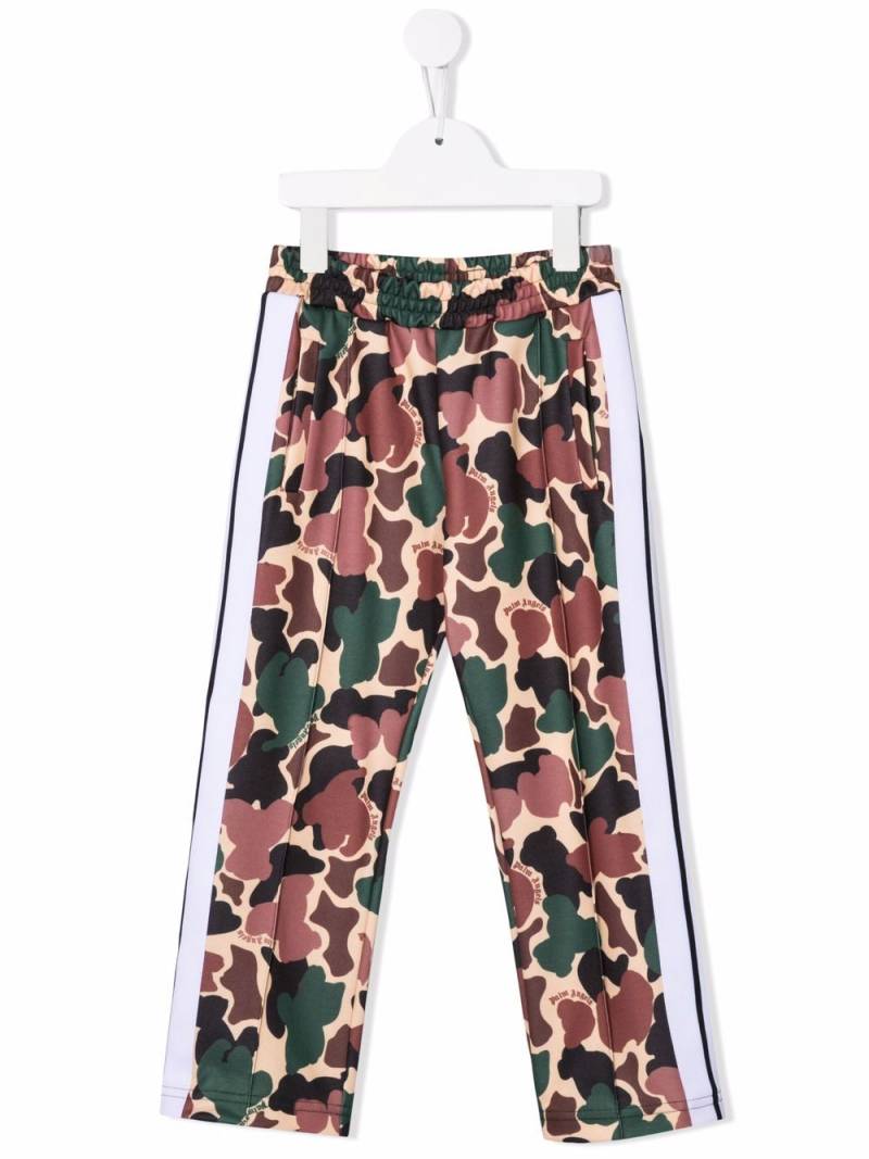 Palm Angels Kids camouflage-print track pants - Neutrals von Palm Angels Kids