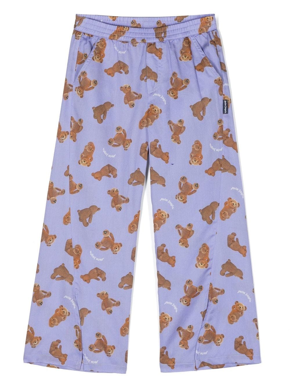 Palm Angels Kids Teddy Bear motif pyjama trousers - Purple von Palm Angels Kids