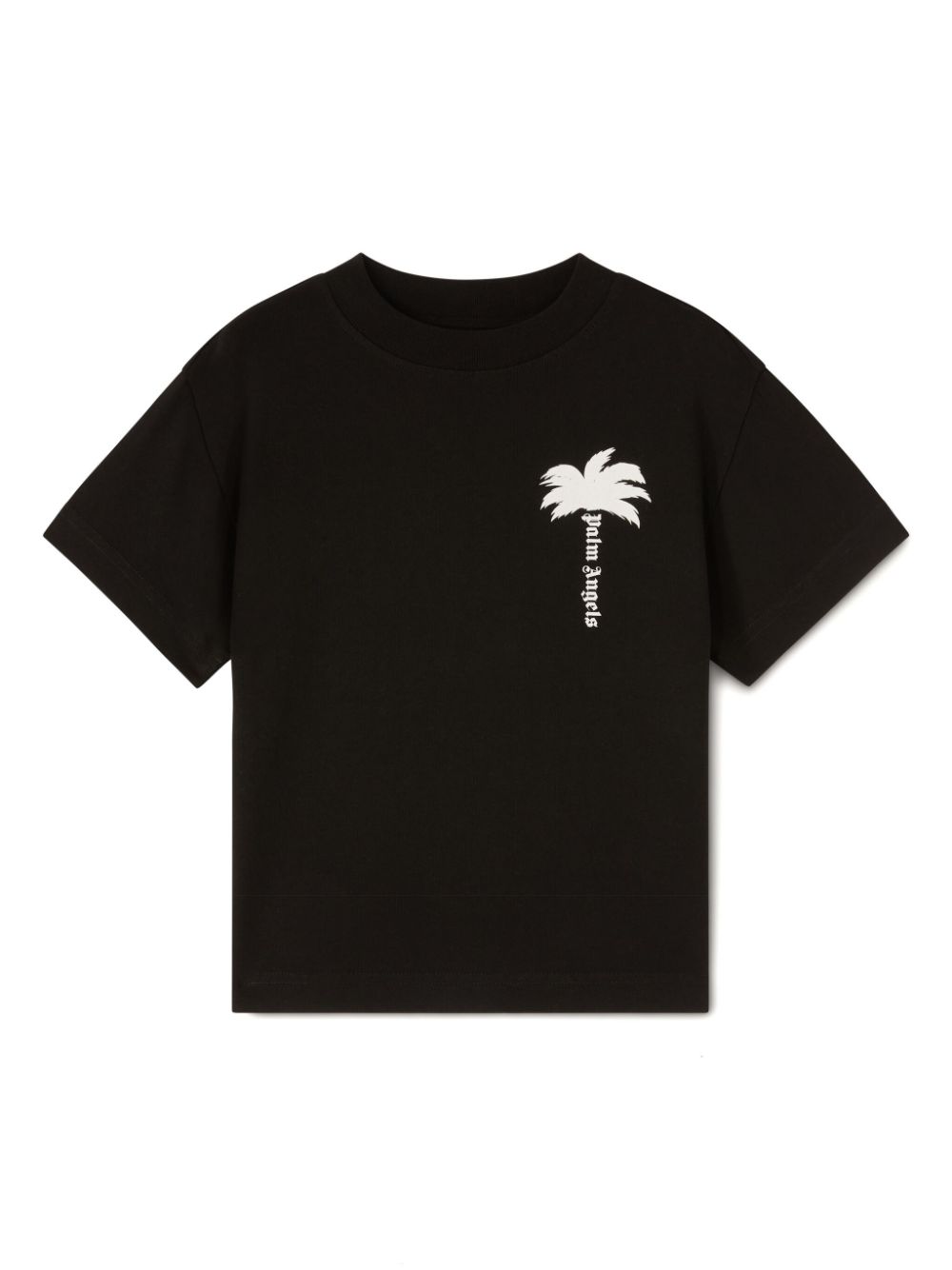 Palm Angels Kids The Palm cotton T-shirt - Black von Palm Angels Kids