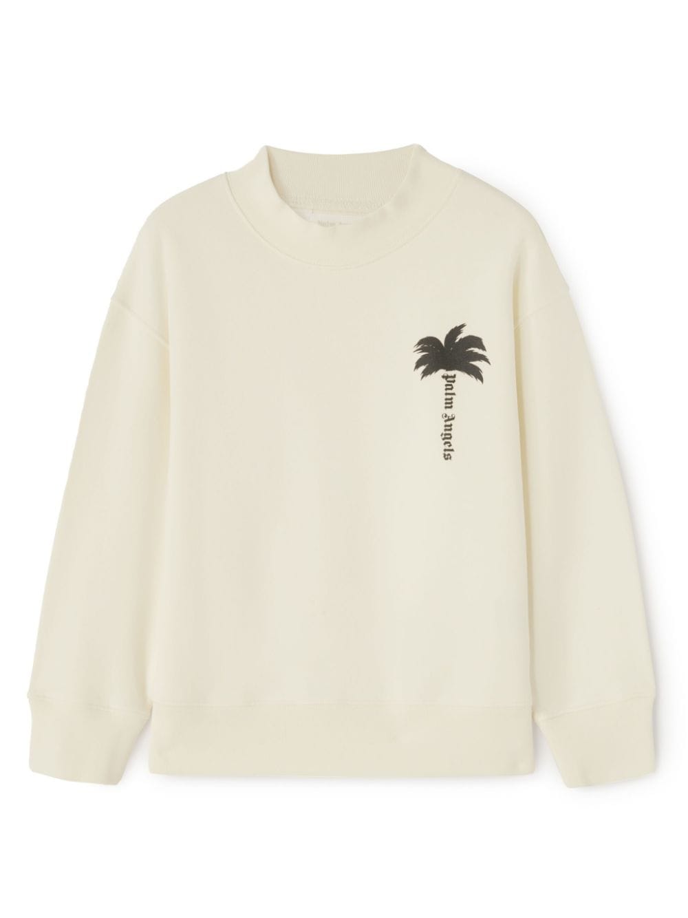 Palm Angels Kids The Palm cotton sweatshirt - Neutrals von Palm Angels Kids