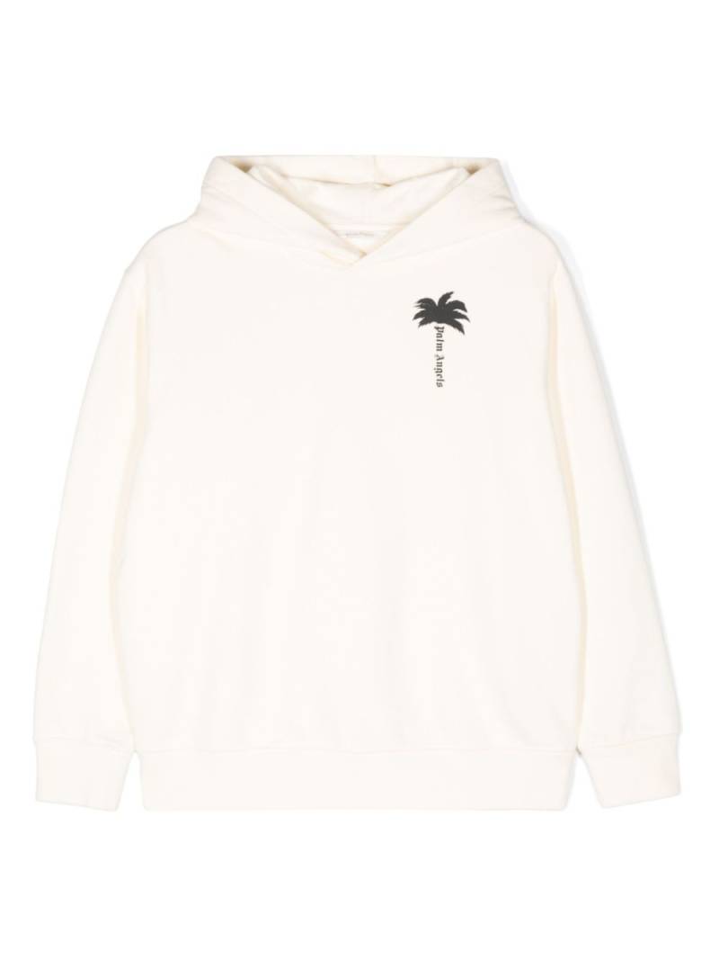 Palm Angels Kids The Palm hoodie - Neutrals von Palm Angels Kids