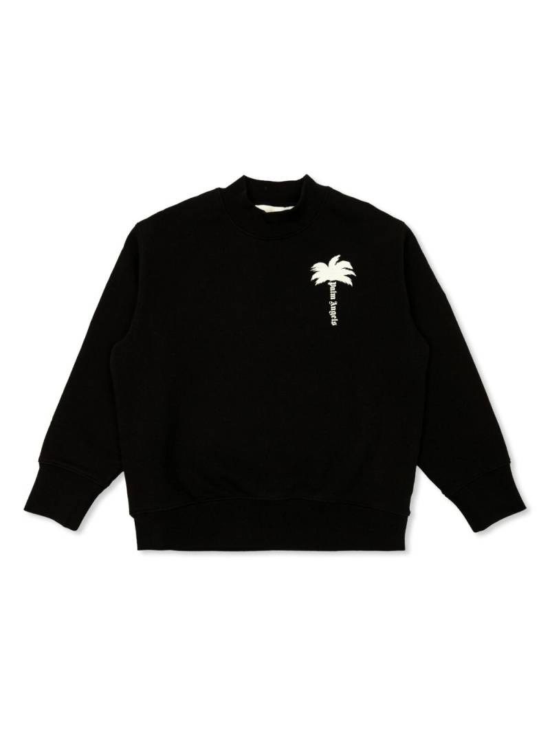 Palm Angels Kids The Palm sweatshirt - Black von Palm Angels Kids