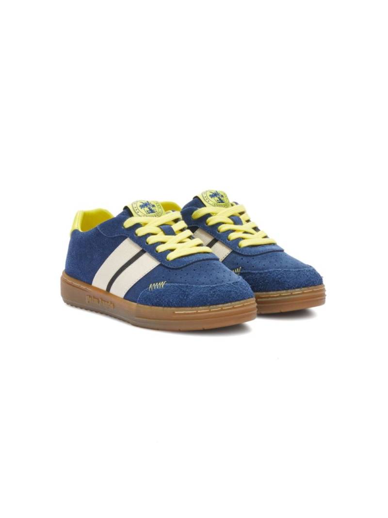 Palm Angels Kids University Track suede sneakers - Blue von Palm Angels Kids