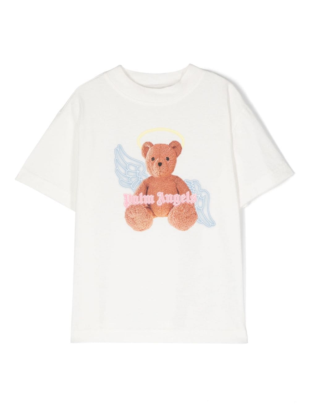 Palm Angels Kids Bear Angel cotton T-shirt - White von Palm Angels Kids