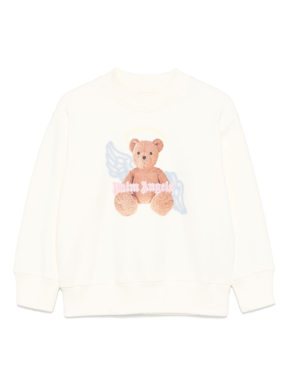 Palm Angels Kids angel bear-print sweatshirt - White von Palm Angels Kids