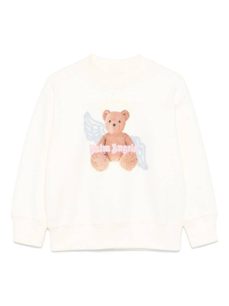 Palm Angels Kids angel bear-print sweatshirt - White von Palm Angels Kids