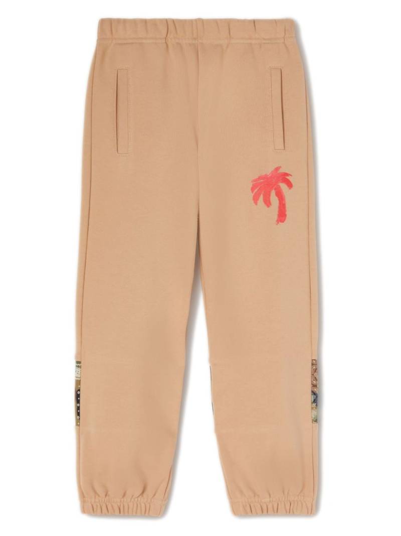 Palm Angels Kids camouflage-print cotton track pants - Neutrals von Palm Angels Kids