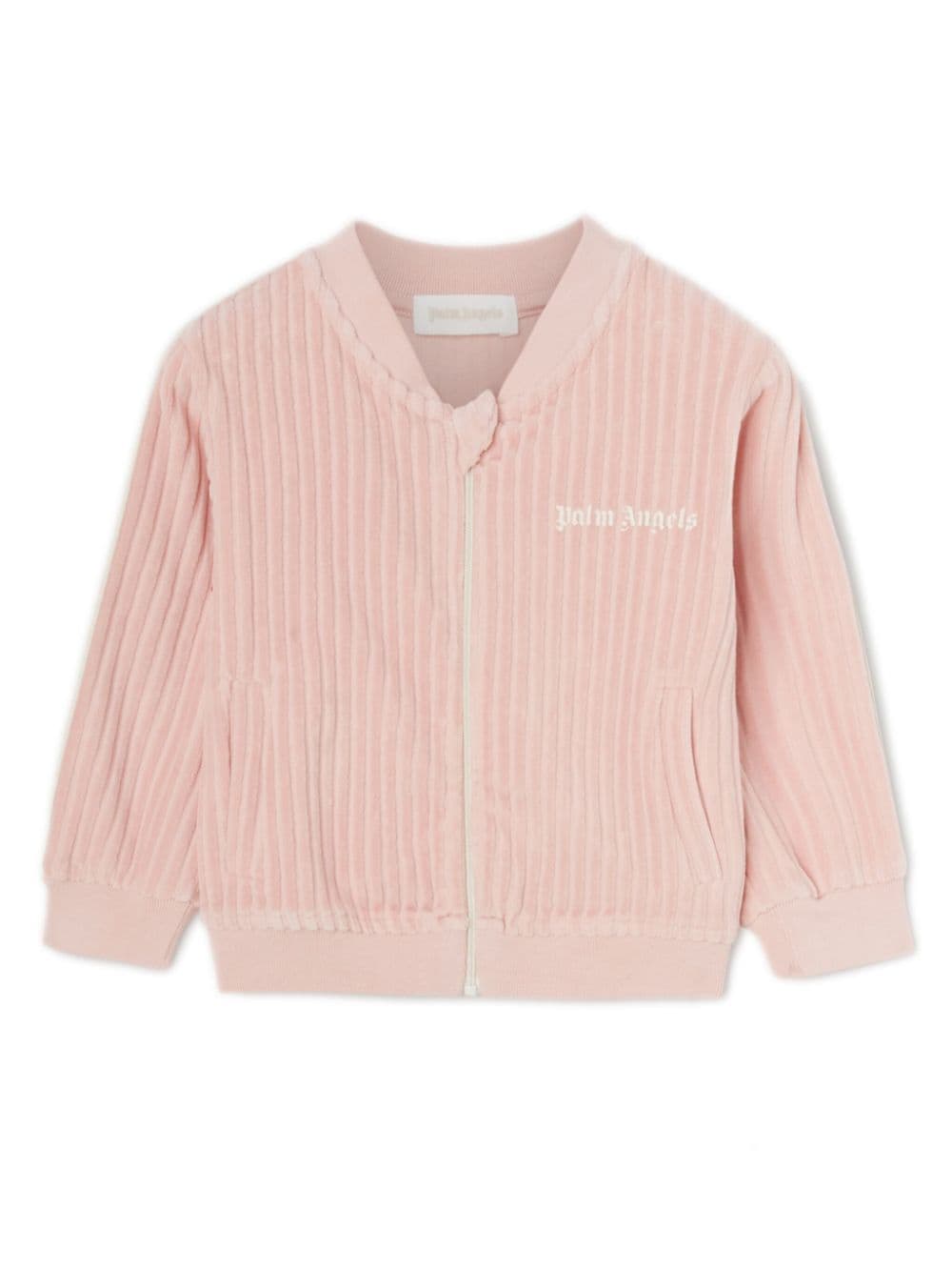 Palm Angels Kids corduroy bomber jacket - Pink von Palm Angels Kids