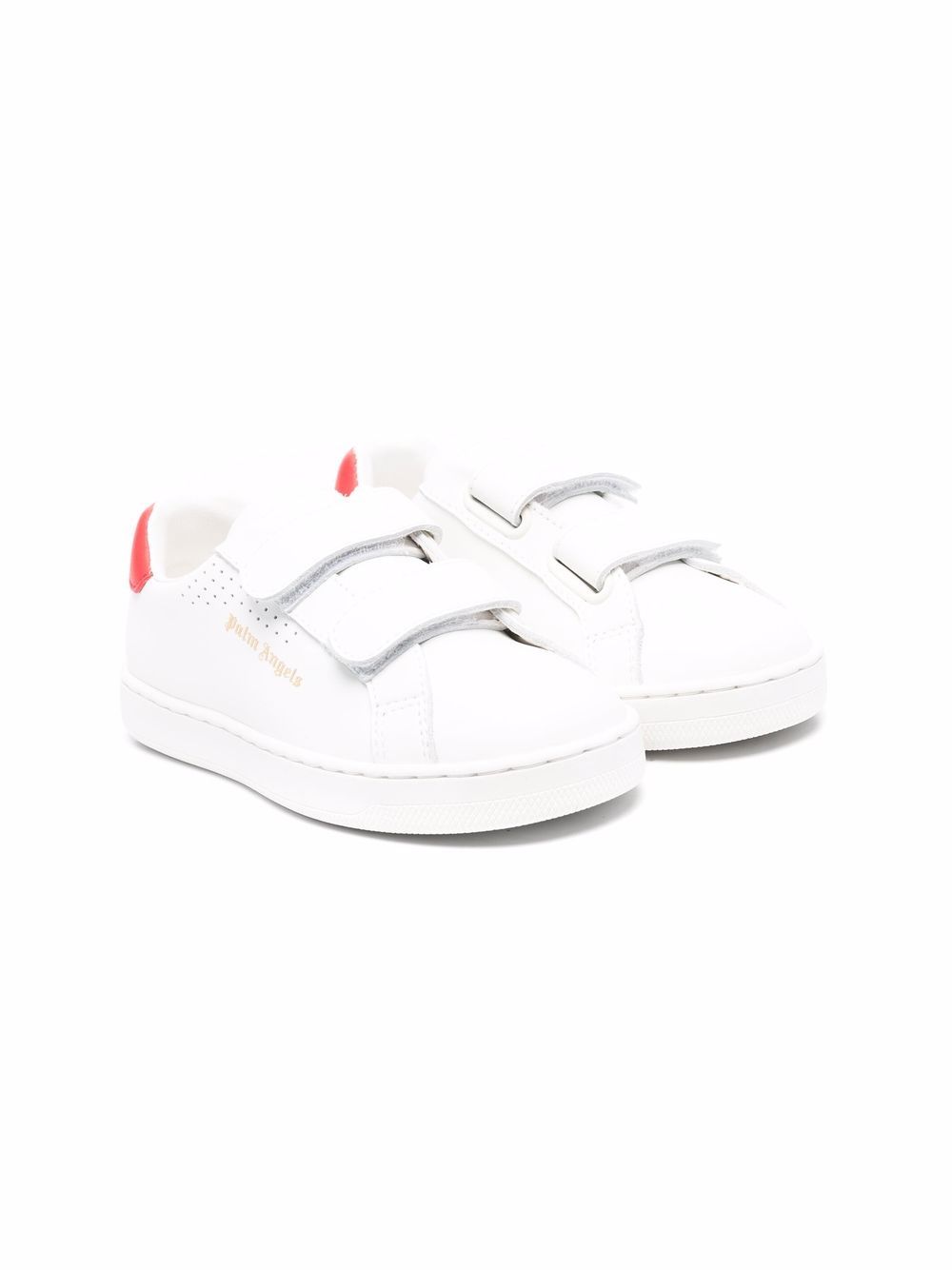 Palm Angels Kids front touch-strap sneakers - White von Palm Angels Kids