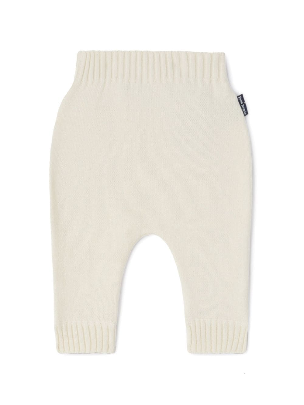 Palm Angels Kids knitted cotton-wool blend trousers - Neutrals von Palm Angels Kids