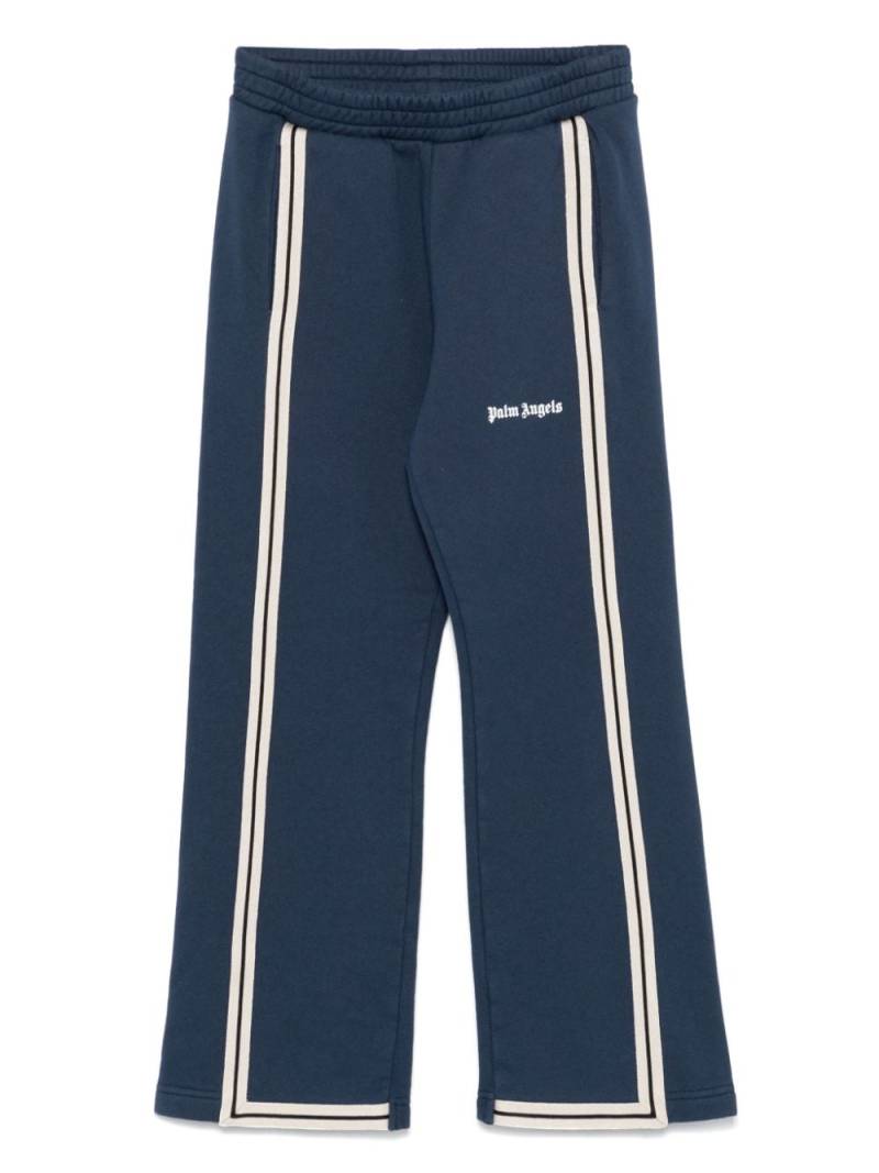 Palm Angels Kids knitted-stripe track pants - Blue von Palm Angels Kids