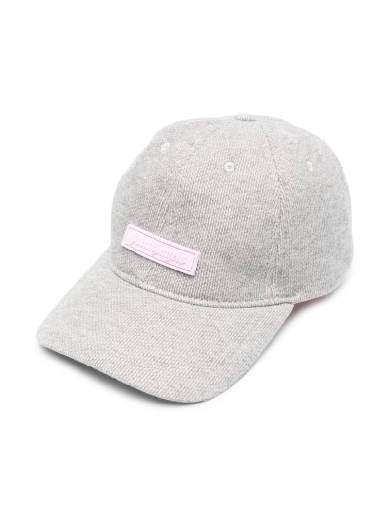 Palm Angels Kids Lurex baseball cap - Grey von Palm Angels Kids