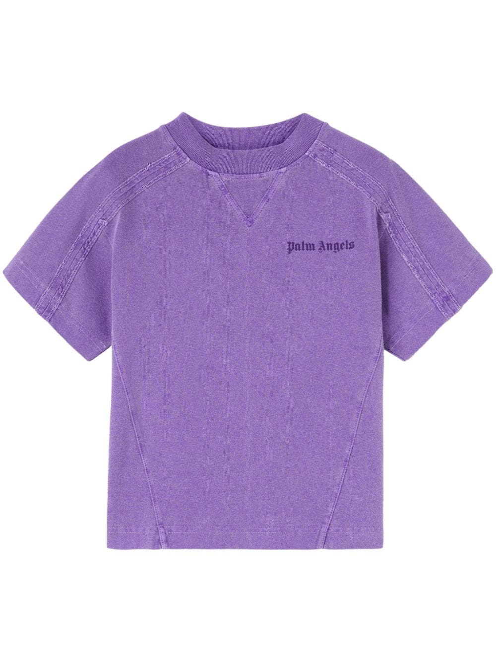 Palm Angels Kids logo-print cotton T-shirt - Purple von Palm Angels Kids