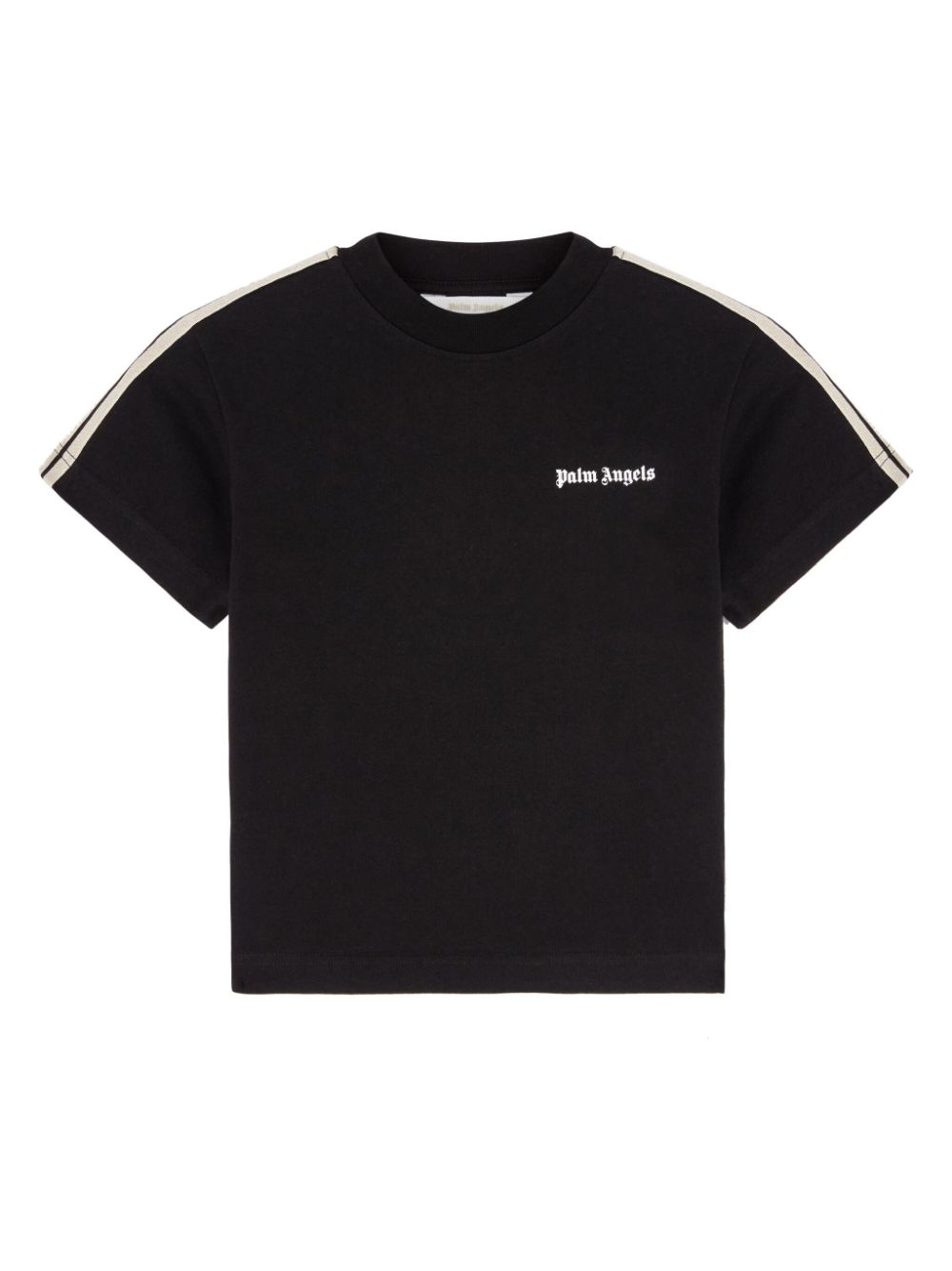 Palm Angels Kids logo-print cotton track T-shirt - Black von Palm Angels Kids