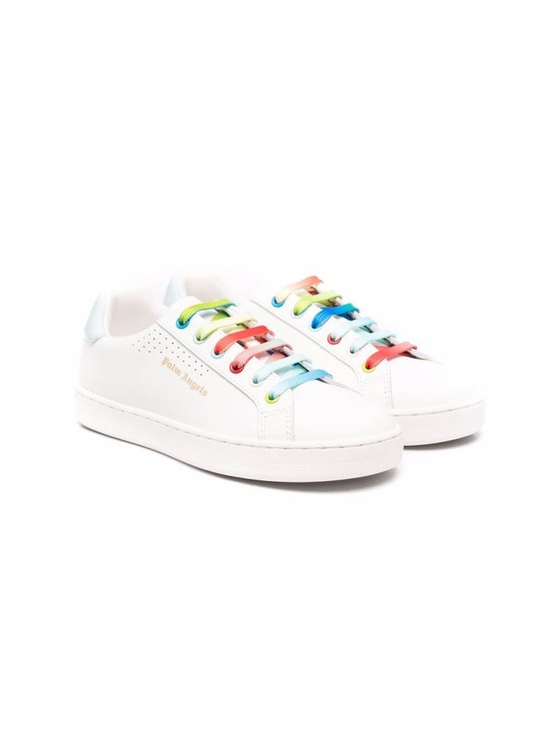 Palm Angels Kids logo-print low-top sneakers - White von Palm Angels Kids