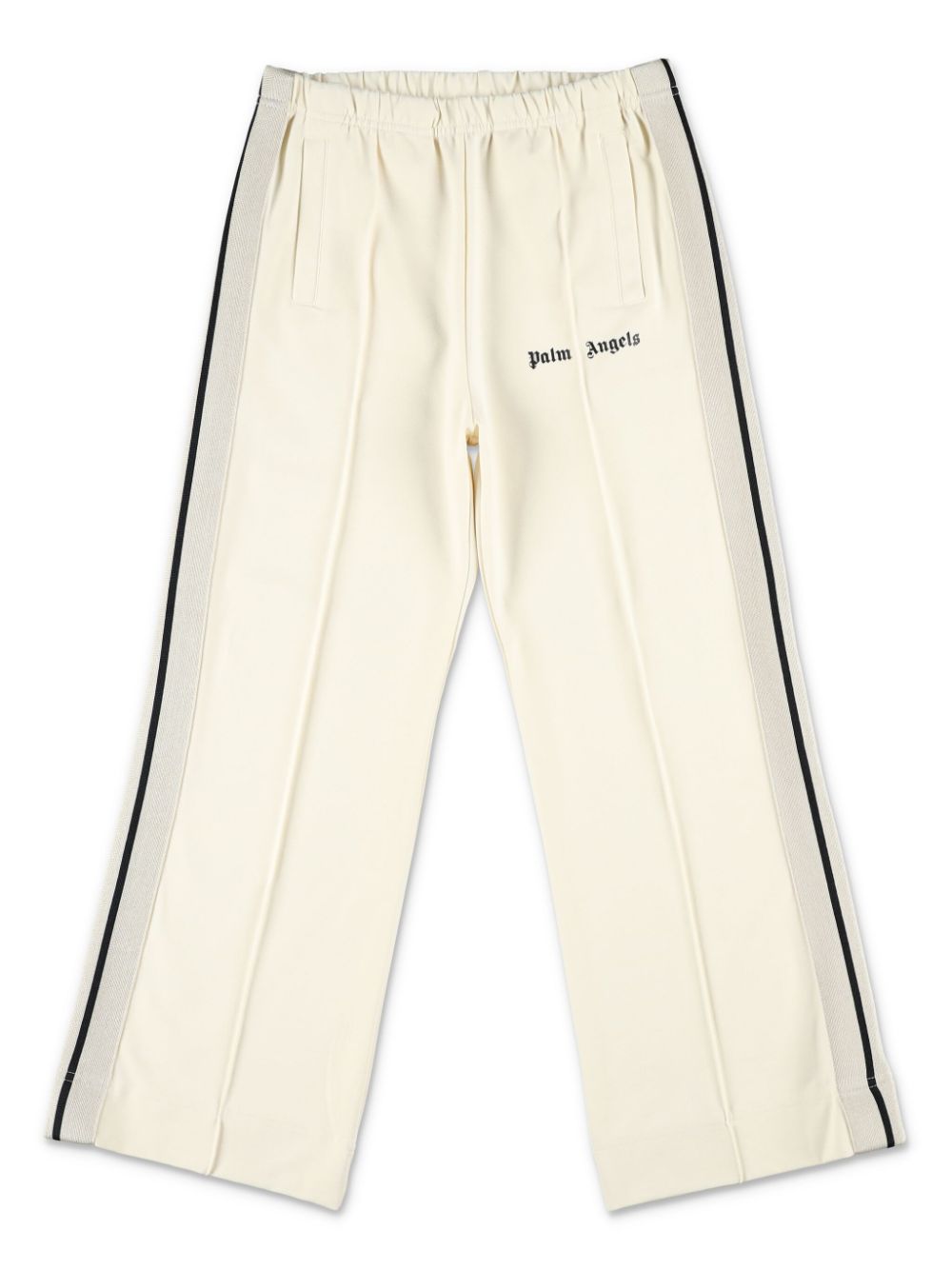 Palm Angels Kids logo-print stripe trim track pants - Neutrals von Palm Angels Kids